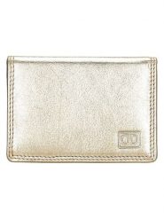 Beagles Skórzany portfel w kolorze złotym - 10 x 8 x 2 cm rozmiar: onesize. Żółte portfele Beagles, bez wzorów, z materiału. Za 39.99 zł.