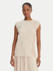 MAX&Co. Bluzka 2616941023200 Beżowy Regular Fit. Brązowe bluzki MAX&Co., s, bez wzorów, z syntetyku, bez kołnierzyka, bez ramiączek. Za 449.99 zł.