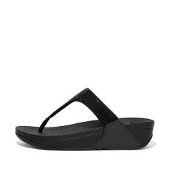 Sandały damskie FitFlop Lulu Hotfix. Czarne sandały FIT FLOP, bez wzorów, sportowe, bez obcasa, bez zapięcia. Za 465.00 zł.