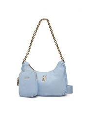 Liu Jo Torebka Ecs S Hobo AA5180 T4559 Błękitny. Niebieskie listonoszki Liu Jo, bez wzorów, z materiału, bez dodatków. Za 379.99 zł.