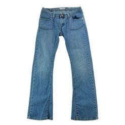 Second life - Levi Strauss damskie dżinsy 542 Low Flare - Jak nowy. Niebieskie jeansy Levi's®, l, bez wzorów, z obniżonym stanem. Za 127.76 zł.