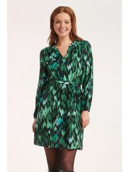 Smashed Lemon Sukienka w kolorze zielonym rozmiar: XS. Zielone sukienki Smashed Lemon, na co dzień, xs, bez wzorów, z tkaniny, bez kołnierzyka, bez ramiączek, midi, proste. Za 126.99 zł.