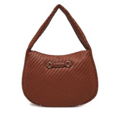 Torebka Guess. Brązowe torebki klasyczne Guess, z aplikacjami, bez dodatków. Za 339.99 zł.
