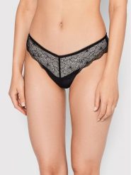 Wonderbra Figi brazylijskie WB000B2W Czarny. Czarne figi Wonderbra, l, bez wzorów, z syntetyku. Za 69.99 zł.