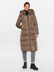Save The Duck Płaszcz zimowy D40270W MEGA17 Brązowy Regular Fit. Brązowe płaszcze Save the duck, na zimę, bez wzorów, z syntetyku, bez kaptura. Za 1,179.00 zł.