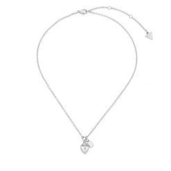 Naszyjnik Guess. Szare naszyjniki Guess, srebrne. Za 299.99 zł.