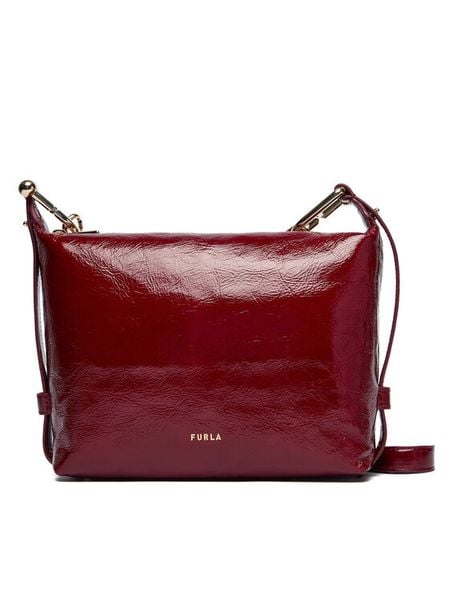Furla Torebka WE00831 BX4100 CN 0053S 1007 Bordowy. Czerwone listonoszki Furla, bez wzorów, ze skóry, bez dodatków. Za 1,299.00 zł.