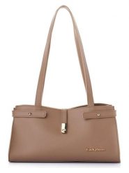 Lucky Bees Torebka "Maya" w kolorze jasnobrązowym - 30 x 15 x 11 cm rozmiar: onesize. Brązowe torby na ramię Lucky Bees, bez wzorów, z materiału, na ramię, bez dodatków. Za 69.99 zł.