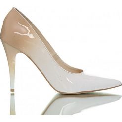 Szpilki Beżowe Cieniowane Paleness (38). Brązowe szpilki J. Wolski, bez wzorów, eleganckie, bez obcasa, na szpilce, bez zapięcia. Za 99.00 zł.