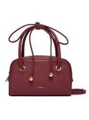 Furla Torebka Poppy Mini WE00915 BX4573 CN 4908S Czerwony ciemny. Czerwone torebki klasyczne Furla, bez wzorów, ze skóry, bez dodatków. Za 1,169.00 zł.