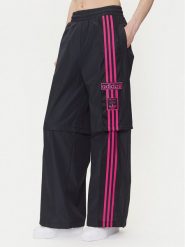 Adidas Spodnie dresowe Adibreak JD0088 Czarny Regular Fit. Czarne spodnie dresowe Adidas, m, bez wzorów, z dresówki. Za 269.99 zł.