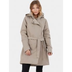 Płaszcz Przeciwdeszczowy Damski Fundango Charlotte. Brązowe płaszcze FUNDANGO, xl, bez wzorów, bez kaptura. Za 499.90 zł.