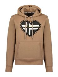 Geographical Norway Bluza "Geduction" w kolorze jasnobrązowym rozmiar: S. Brązowe bluzy Geographical Norway, s, bez wzorów, z bawełny, z kapturem. Za 74.63 zł.