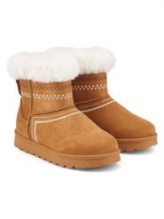 Freyling Botki w kolorze jasnobrązowym rozmiar: 40. Brązowe botki Freyling, bez wzorów, bez obcasa, bez zapięcia. Za 95.95 zł.