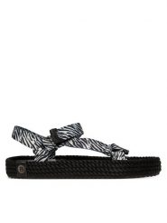 Bohonomad Sandały Miami Elastic MIA.20-ZEB Biały. Białe sandały Bohonomad, bez wzorów, ze skóry, bez obcasa, na płaskiej podeszwie, bez zapięcia. Za 209.99 zł.