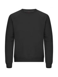 Clique Miami PRO bluza z okrągłym dekoltem z French terry z recyklingiem – Black. Czarne bluzy CLIQUE, s, bez wzorów, z bawełny, bez kaptura. Za 189.24 zł.