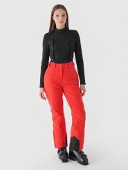 4F Spodnie narciarskie w kolorze czerwonym rozmiar: S. Czerwone spodnie dresowe 4f, m, bez wzorów, narciarskie. Za 239.95 zł.
