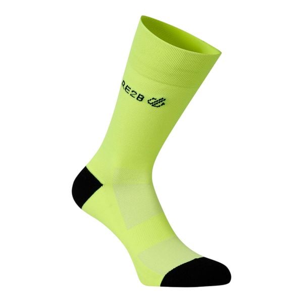 Skarpety Kolarskie Unisex Dla Dorosłych. Żółte skarpety Dare 2b, bez wzorów, z elastanu. Za 64.99 zł.