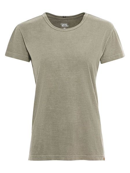 Camel Active Koszulka w kolorze khaki rozmiar: M. Brązowe bluzki Camel Active, m, bez wzorów, z bawełny, bez kołnierzyka, bez ramiączek. Za 79.77 zł.