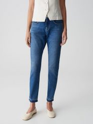 OPUS Dżinsy - Slim fit - w kolorze niebieskim rozmiar: 34/L28. Niebieskie jeansy Opus, l, bez wzorów. Za 187.99 zł.