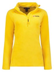 Canadian Peak Bluza polarowa "Tugeak" w kolorze żółtym rozmiar: XXL. Żółte bluzy Canadian Peak, xxl, bez wzorów, z materiału, bez kaptura. Za 65.85 zł.