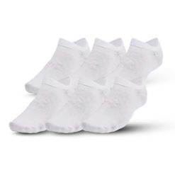 Skarpety sportowe Under Armour Essential niskie stopki (6-PAK). Białe skarpety Under Armour, bez wzorów. Za 66.88 zł.