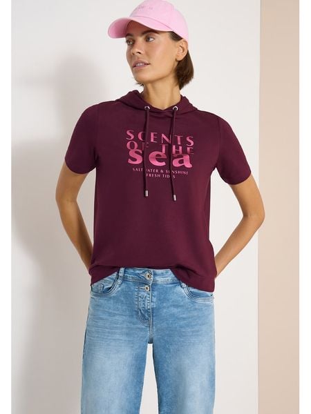 Cecil Bluza w kolorze bordowym rozmiar: S. Czerwone bluzy Cecil, s, bez wzorów, z kapturem. Za 139.95 zł.
