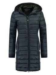 Canadian Peak Płaszcz zimowy "Anguila" w kolorze granatowym rozmiar: L. Niebieskie płaszcze Canadian Peak, na zimę, l, bez wzorów, z puchu, bez kaptura. Za 218.75 zł.