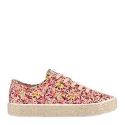 Espadryle damskie VERTIGO ALPES AQUA W/PINK. Czarne espadryle Aulp, bez wzorów, bez obcasa, bez zapięcia. W wyprzedaży za 99.99 zł.