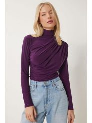 Happiness Istanbul Bluzka w kolorze fioletowym rozmiar: 36. Różowe bluzki Happiness Istanbul, bez wzorów, z wiskozy, bez kołnierzyka, bez ramiączek. Za 60.99 zł.