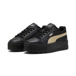 Damskie skórzane sneakersy PUMA Karmen II. Brązowe obuwie sportowe Puma, bez zapięcia. Za 329.00 zł.