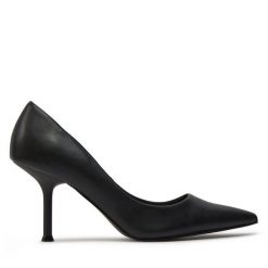 Szpilki ONLY Shoes. Czarne szpilki ONLY SHOES, bez wzorów, bez obcasa, na szpilce, bez zapięcia. Za 219.99 zł.