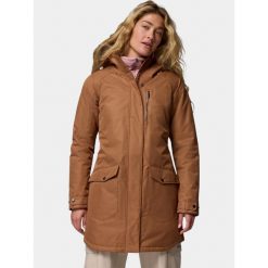 Płaszcz Zimowy Damski Columbia Suttle Mountain. Brązowe płaszcze Columbia, na zimę, bez wzorów, z puchu, bez kaptura. Za 999.00 zł.