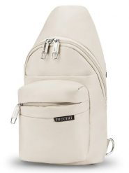 Puccini Plecak w kolorze kremowym - 18 x 30 x 6 cm rozmiar: onesize. Brązowe plecaki Puccini, bez wzorów, z materiału. Za 92.21 zł.