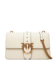 PINKO Torebka Love One Classic ST.CL Al 25-26 PLTT 105857 A0F1 Biały. Białe listonoszki Pinko, bez wzorów, ze skóry, bez dodatków. Za 1,329.00 zł.