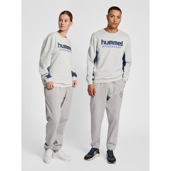Bluza Hummel Legacy Wesley. Niebieskie bluzy Hummel, l, bez wzorów, z bawełny, bez kaptura. Za 273.90 zł.