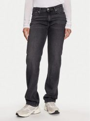 Calvin Klein Jeans Jeansy J20J223641 Szary Straight Fit. Szare jeansy Calvin Klein Jeans, bez wzorów. Za 249.99 zł.