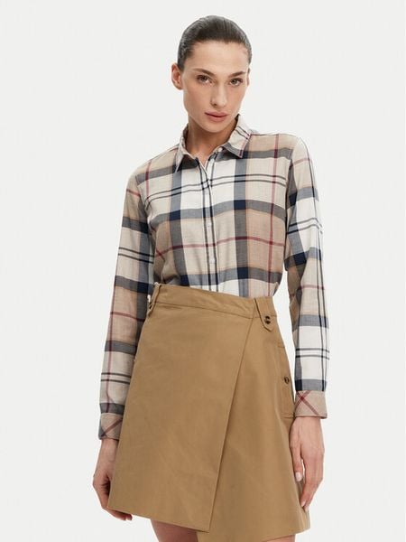 Barbour Koszula Bredon LSH1353BR37 Beżowy Regular Fit. Brązowe koszule Barbour, bez wzorów, z bawełny, bez kołnierzyka, bez ramiączek. Za 294.99 zł.
