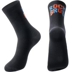 Skarpetki rowerowe kolarskie antybakteryjne Rockbros RB4900 unisex. Czarne skarpety ROCKBROS, bez wzorów. Za 29.90 zł.
