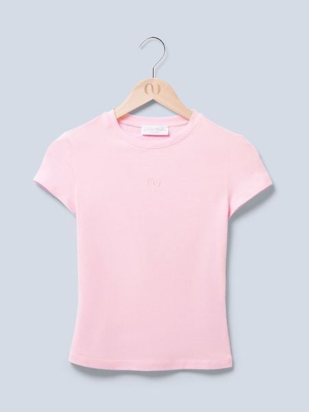 LeGer Koszulka w kolorze jasnoróżowym rozmiar: 38. Różowe bluzki LeGer, bez wzorów, bez kołnierzyka, bez ramiączek. Za 118.01 zł.