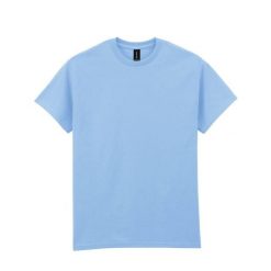 Ultra Bawełniana Koszulka Unisex Dla Dorosłych. Niebieskie bluzki GILDAN, xl, bez wzorów, z bawełny, sportowe, bez kołnierzyka, bez ramiączek. Za 61.99 zł.