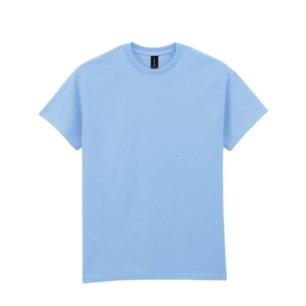 Ultra Bawełniana Koszulka Unisex Dla Dorosłych. Niebieskie bluzki GILDAN, xl, bez wzorów, z bawełny, sportowe, bez kołnierzyka, bez ramiączek. Za 64.99 zł.