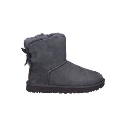 Śniegowce damskie UGG MINI BAILEY BOW II. Szare trapery i śniegowce UGG. Za 692.99 zł.