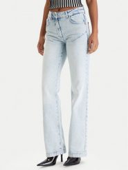 Patrizia Pepe Jeansy 8P0805/D1WZB-CB01 Niebieski Regular Fit. Niebieskie jeansy Patrizia Pepe, bez wzorów. Za 919.99 zł.