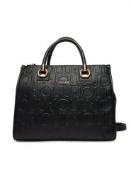 Liu Jo Torebka Ecs M Satchel AF5008 E0538 Czarny. Czarne torebki klasyczne Liu Jo, bez wzorów, ze skóry, bez dodatków. Za 759.99 zł.