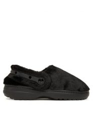 Crocs Kapcie Classic Unfurgettable Clog 211116 Czarny. Czarne obuwie domowe Crocs, bez wzorów, z materiału, bez zapięcia. Za 219.99 zł.