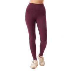 Legginsy wysoka talia 7/8 z kieszenią dla kobiet Girlfriend Collective. Czerwone legginsy GIRLFRIEND COLLECTIVE, l, bez wzorów, z materiału, z podwyższonym stanem. Za 417.50 zł.