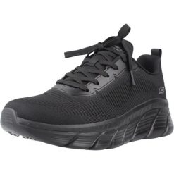 Buty SKECHERS 117385S Czarny. Czarne obuwie sportowe Skechers, z materiału, bez zapięcia. Za 281.99 zł.