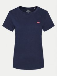 Levi's® T-Shirt Perfect 39185-0348 Niebieski Regular Fit. Niebieskie t-shirty s, bez wzorów, z bawełny, bez kołnierzyka, bez ramiączek. Za 109.99 zł.