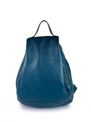 Lia Biassoni Skórzany plecak "Cixerri" w kolorze niebieskim - 23 x 33 x 12 cm rozmiar: onesize. Niebieskie plecaki Lia Biassoni, bez wzorów, z materiału. Za 369.82 zł.